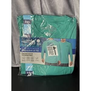 reel life Sun & Water Series Long Sleeve UPF 50 Rash Guard Shirt. Men’s XXL